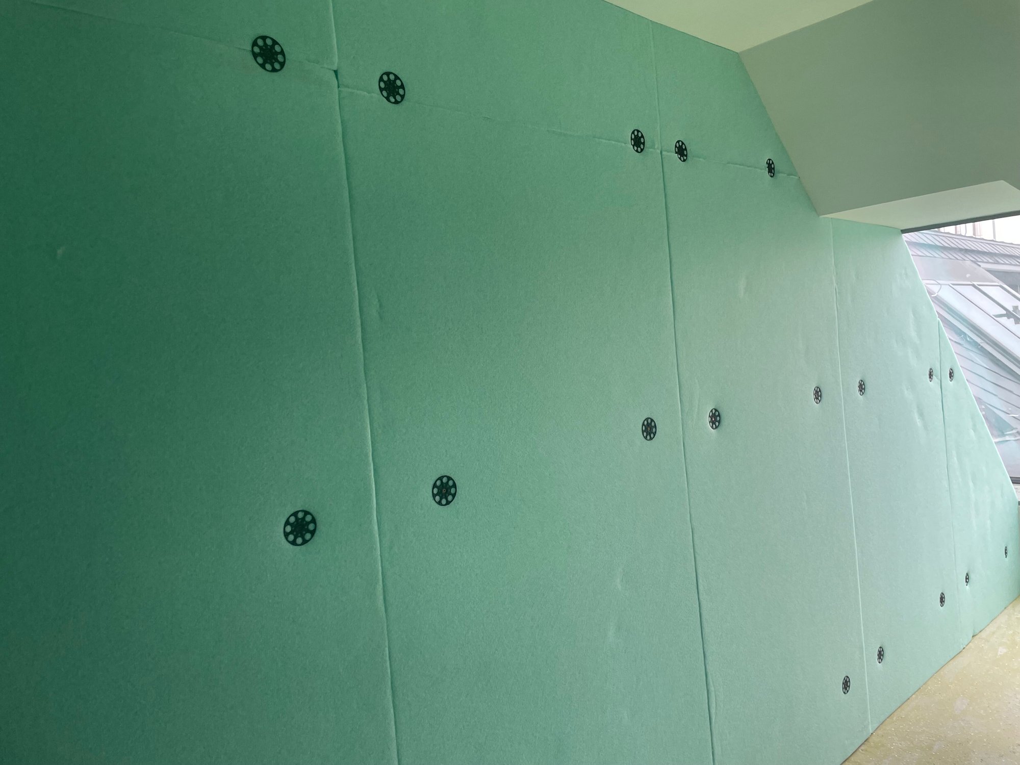 False wall insulation